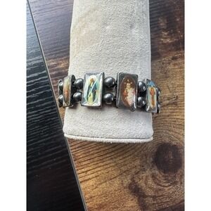 Catholic Saints Devotional Bracelet Hematite Used For Protection And Blessings‎
